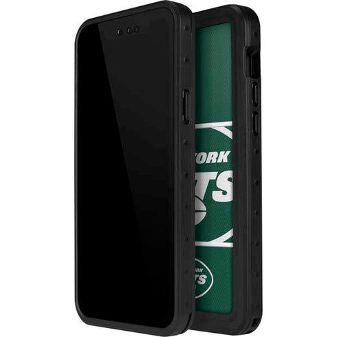 NFL New York Jets Zone Block iPhone 15 Pro Waterproof Case